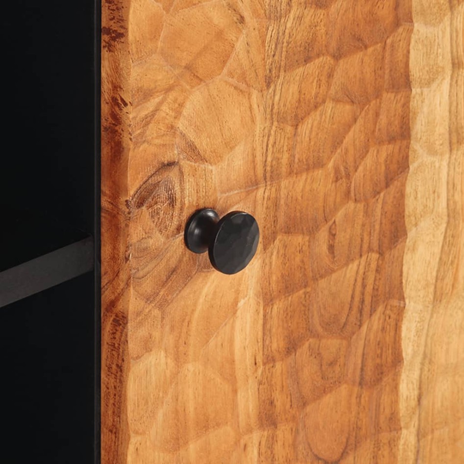 Mueble de TV madera maciza de acacia 105x33x46