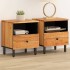 Mesitas de noche 2 uds madera maciza de acacia 40x33x46