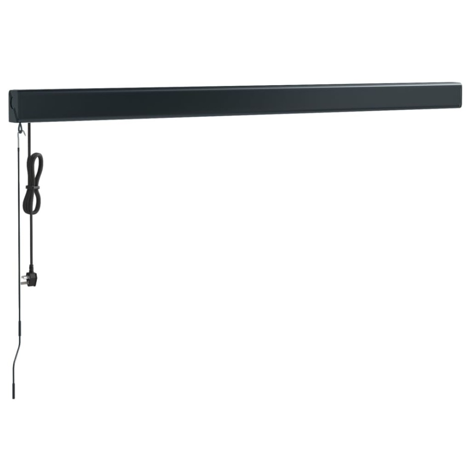 Toldo retráctil aluminio y tela color crema 3x2,5