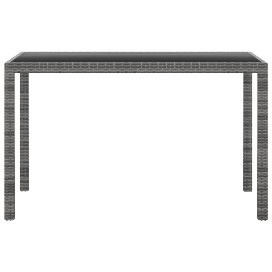 Set comedor para jardín 3 pzas y cojines ratán sintético