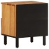Mesitas de noche 2 uds madera maciza de acacia 40x33x46