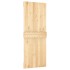 Puerta corredera con herrajes madera maciza de pino 90x210