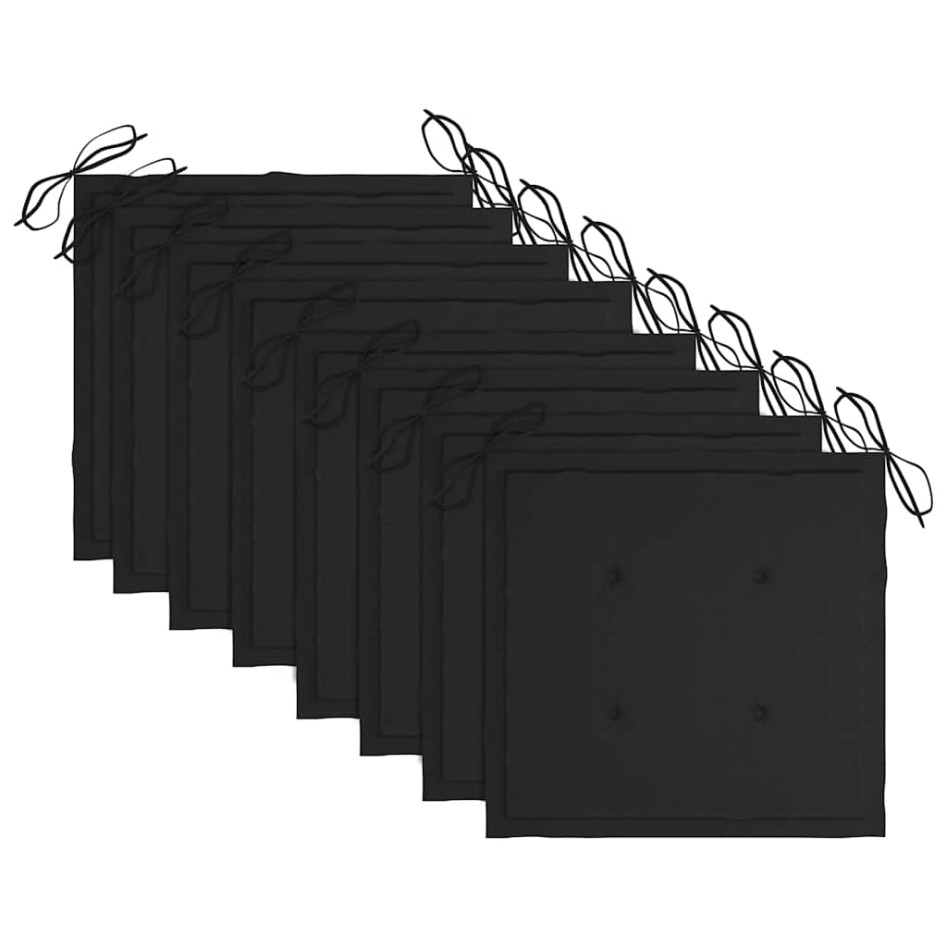 Sillas de jardín plegables 8 uds madera maciza acacia y