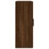 Armarios de pared 2 uds madera de ingeniería marrón