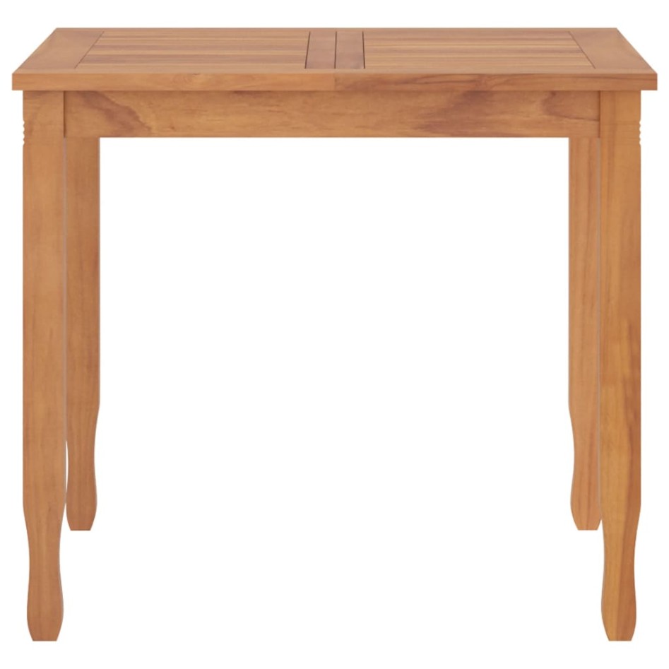 Juego de comedor para jardín 3 pzas madera maciza de