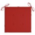 Set de comedor exterior plegable 5 piezas con cojines