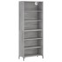 Aparador alto madera de ingeniería gris Sonoma 69,5x32,5x180