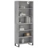 Aparador alto madera de ingeniería gris Sonoma 69,5x32,5x180