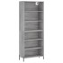 Aparador alto madera de ingeniería gris Sonoma 69,5x32,5x180