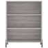 Aparador alto madera de ingeniería gris Sonoma 69,5x32,5x180