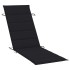 Tumbonas 2 unidades con mesa y cojines madera maciza de