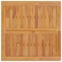 Juego de comedor para jardín 3 pzas madera maciza de