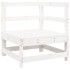 Juego de muebles de jardín 4 pzas madera maciza de pino