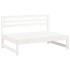 Juego de muebles de jardín 6 piezas madera maciza pino
