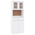 Aparador alto ALTA madera maciza de pino blanco 77x35x188