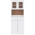 Aparador alto ALTA madera maciza de pino blanco 77x35x188