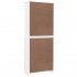 Aparador alto ALTA madera maciza de pino blanco 77x35x188