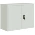 Armario archivador de acero gris claro 90x40x110