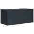 Armario archivador de acero gris antracita 90x40x110
