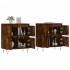 Aparadores 2 uds madera contrachapada roble
