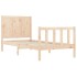 Estructura de cama sin colchón madera maciza de pino 100x200