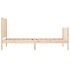 Estructura de cama sin colchón madera maciza de pino 100x200