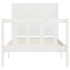 Estructura cama sin colchón madera maciza pino blanca