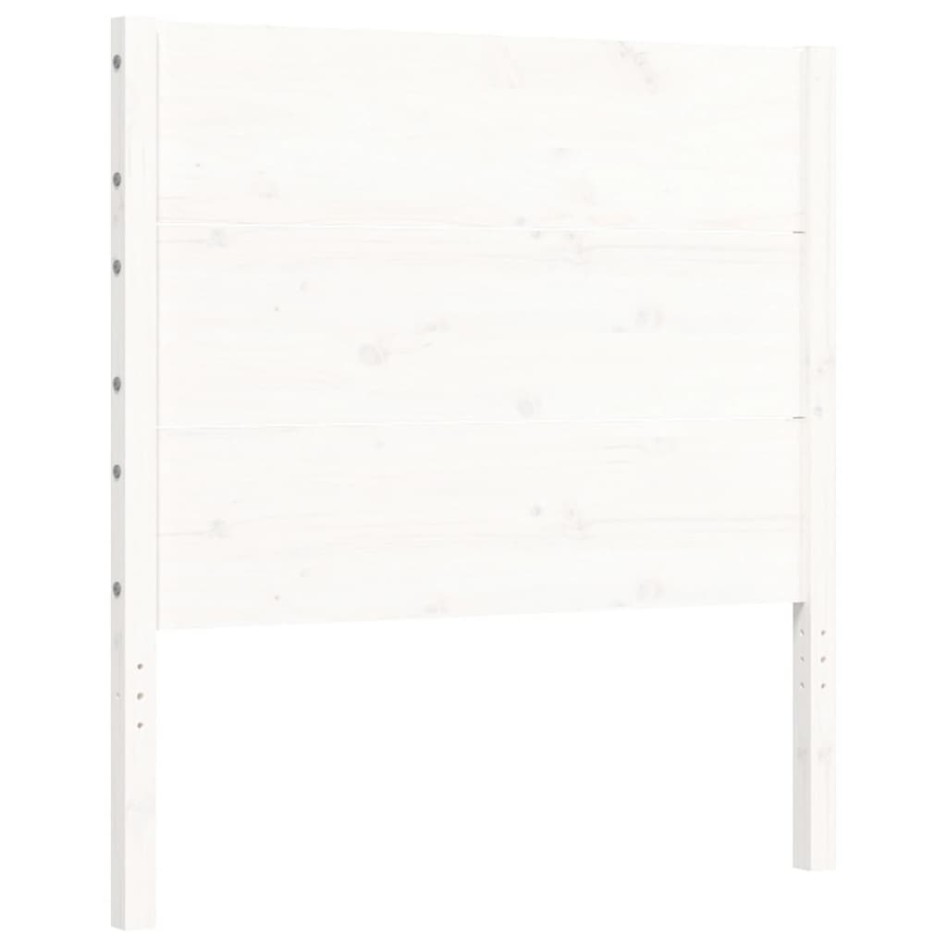 Estructura cama sin colchón madera maciza pino blanca