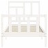 Estructura de cama con cabecero madera maciza