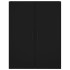 Armarios de pared 2 unidades negro 69,5x34x90