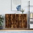 Armarios de pared 2 unidades roble ahumado 69,5x34x90