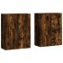 Armarios de pared 2 unidades roble ahumado 69,5x34x90