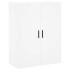 Aparador alto madera contrachapada blanco 69,5x34x180