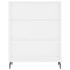 Aparador alto madera contrachapada blanco 69,5x34x180