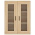 Armarios de pared 2 uds madera de ingeniería roble