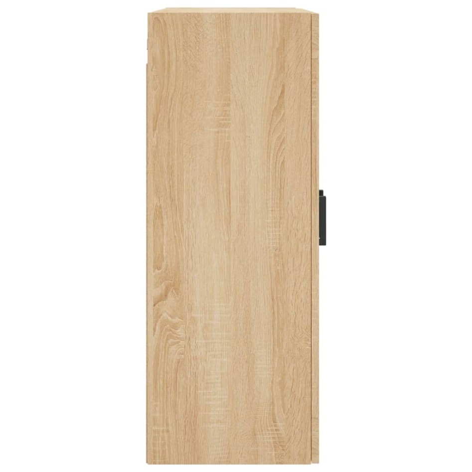 Armarios de pared 2 uds madera de ingeniería roble