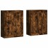 Armarios de pared 2 uds madera de ingeniería roble