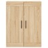 Armarios de pared 2 uds madera de ingeniería roble