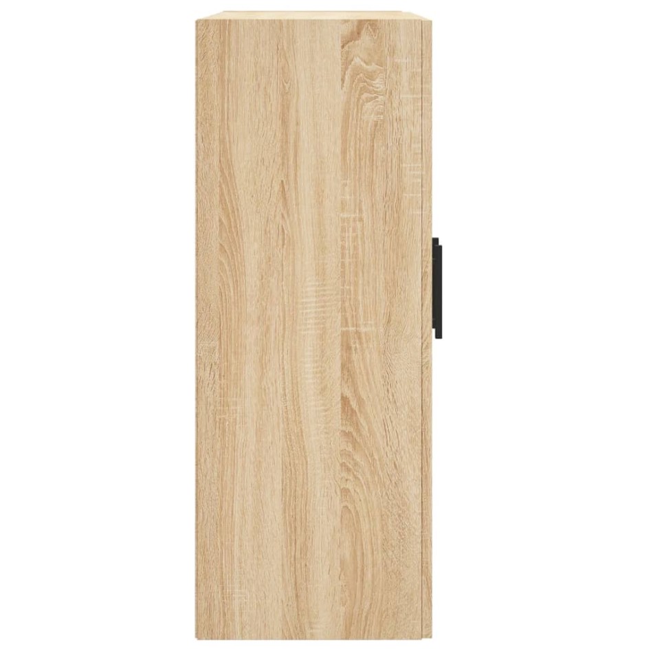 Armarios de pared 2 uds madera de ingeniería roble