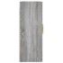 Armarios de pared 2 uds madera de ingeniería gris