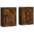 Armarios de pared 2 uds madera de ingeniería roble