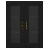 Aparador alto madera contrachapada negro 69,5x34x180