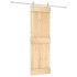 Puerta corredera con herrajes madera maciza de pino 70x210