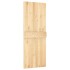 Puerta corredera con herrajes madera maciza de pino 80x210