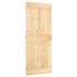 Puerta corredera con herrajes madera maciza de pino 85x210