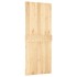 Puerta corredera con herrajes madera maciza de pino 85x210
