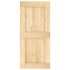 Puerta corredera con herrajes madera maciza de pino 95x210