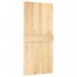 Puerta corredera con herrajes madera maciza de pino 95x210
