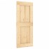 Puerta corredera con herrajes madera maciza de pino 85x210