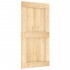 Puerta corredera con herrajes madera maciza de pino 100x210